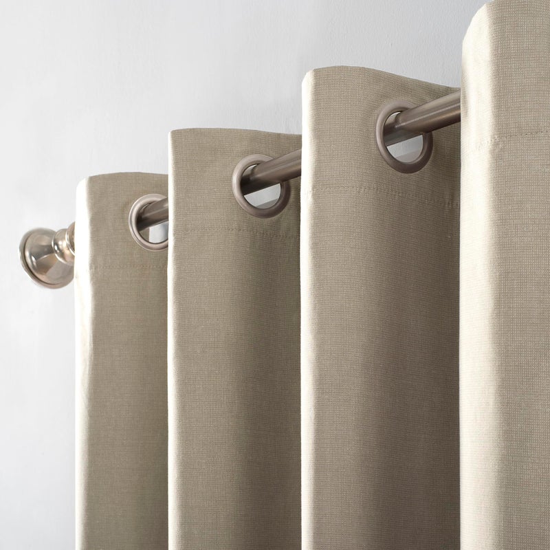 Sun Zero Columbia Thermal Insulated 100% Blackout Grommet Curtain Single Panel, 50" x 95", Linen Off-white - Image 3
